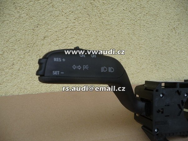 6Q0 953 503 DJ VW Polo IV 9N kombinovaný spínač na sloupku řízení tempomat páčky - 4