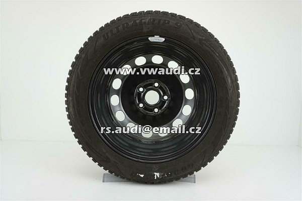   2K3 601 027  Zimní kola VW Caddy 2K zimní pneu 2K3601027 6x16 ET50 205/55 R16 94H - 2