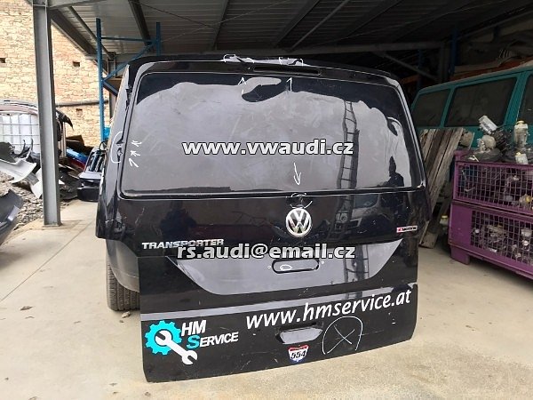 VW T6 Transporter zadní dveře víko kufru páté dveře plechové - 4