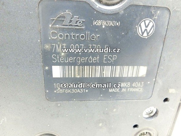 ABS hydraulický blok řídicí jednotky ABS pro VW Sharan 7M 05-10 7M3614111M - 5