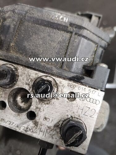 8E0 614 517 L Audi A4 8E B6 ABS Řídicí jednotka ESP  8E0614517L Hydroblock  - 5