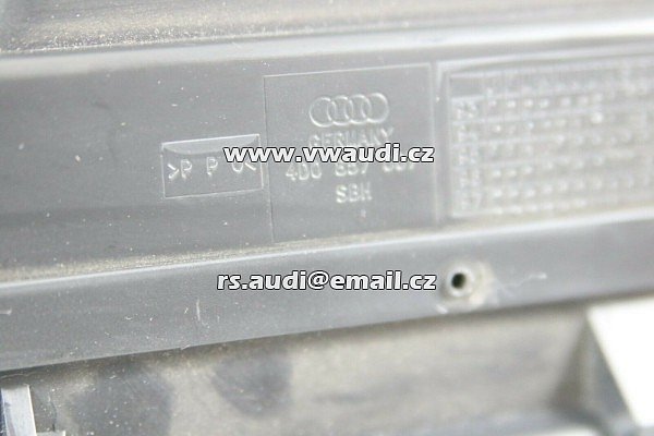 4D0 857 007 Audi A8 D2 4D instalační rám středová konzola dvojitá 2 DIN Navi Plus - 2