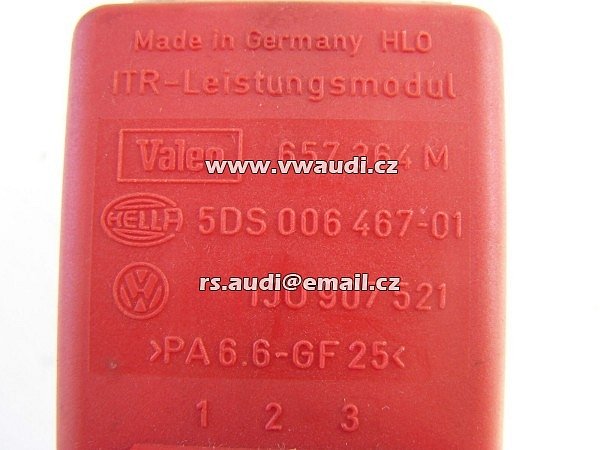 VW Passat b5 + 2004 ventilační odpor topení 1J0 907 521 - 2