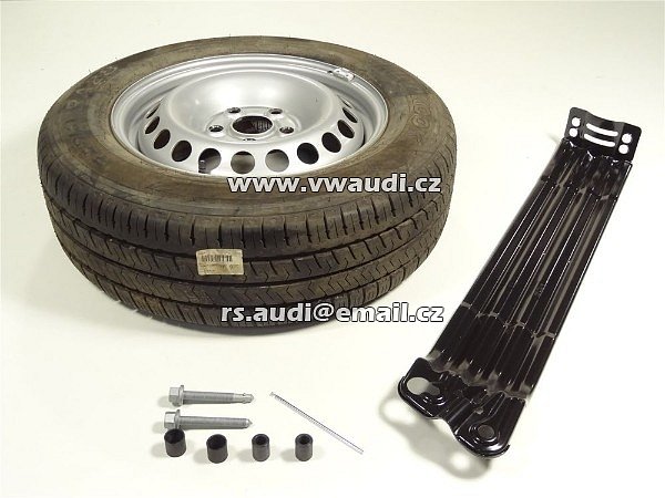 Držák na náhradní kolo pneumatiku VW T5 + T6 T6.1 2004 - 2022  R16 DRŽÁK KOLA  - REZERVY - 16