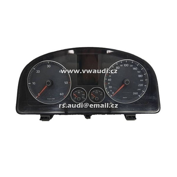 1T0 920 873 E VW Touran Caddy 2K Tacho Tachometer Kombiinstrument  1T0920 873E TDI - 2