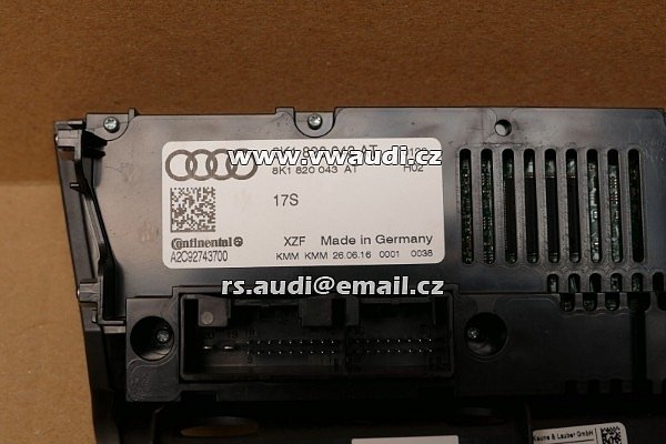 8K1 820 043 AT Audi A4 A5 B8 Klimatizační jednotka - 4