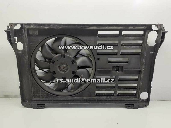 4E0 959 455 F Audi A8 D3 4E 4.2 335PS 246kW Ventilátor Oběžné kolo ventilátoru chladiče  - 4