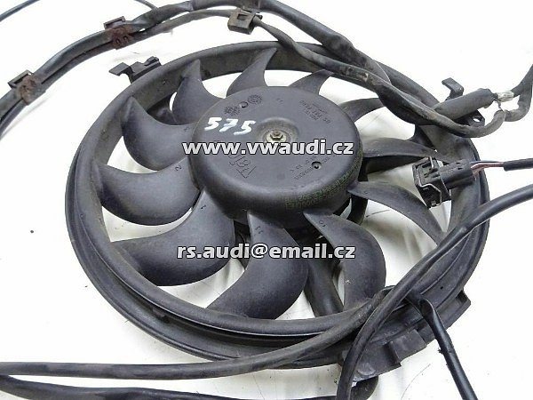 Ventilátor chlazení motoru EM1132 11TA25 Org Audi A4 B5 1,9 TDI  - 2