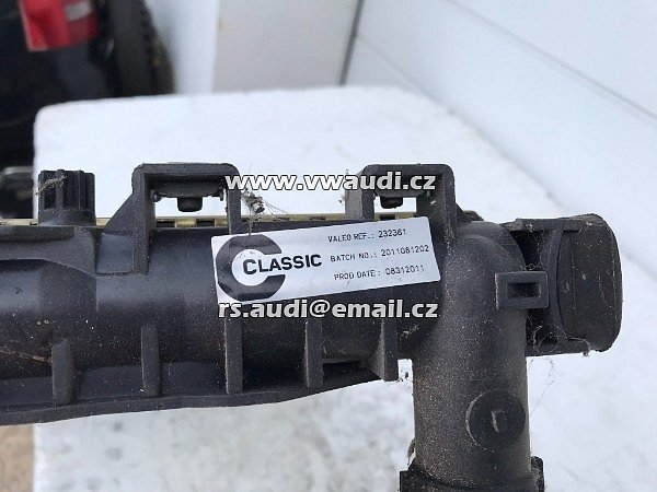 232361 VALEO Chladič voda Passat B5 1,9 TDI AFN AVG 1Z AHU - 5