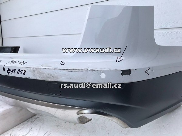 4G9 807 417C Audi A6 4G Avant Allroad Facelift 2014- Zadní nárazník 4G9807417C Origina - 17