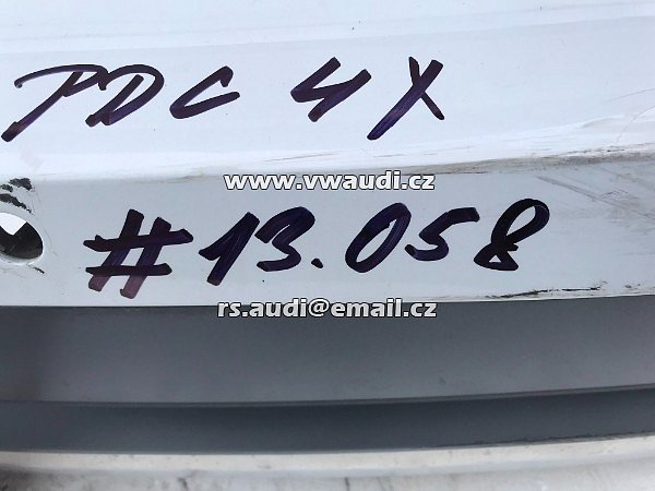 4G9 807 417 C +  4G9 807 835 A DIFUZOR Nárazník zadní Audi A6 4G Avant Allroad Facelift 2014- - 3