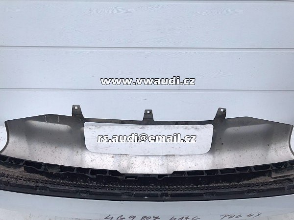  4G9 807 835 A Difuzor chrom spoiler - pro Nárazník zadní Audi A6 4G Avant Allroad Facelift 2014 - 7