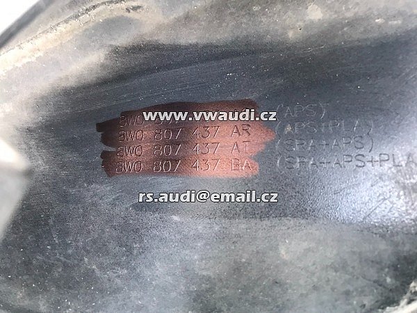 8W0 807 437 AQ  Přední nárazník Audi 8W0 807 437AQ AR AT  B9 A4 Avant 4.5 Tfsi quattro S tronic - 21