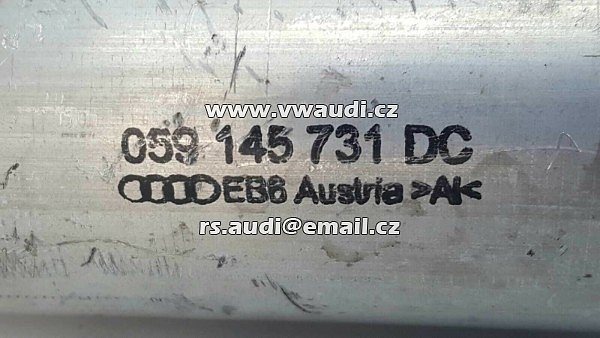 059 145 731 DC  Audi A6 S6 C7 4G  TLAKOVÉ VEDENÍ trubka vedení stlačeného vzduchu - 2