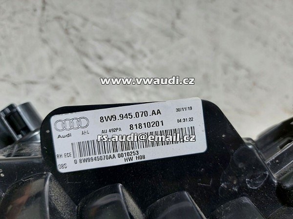 8W9 945 070 AA  Zadní světlo Audi A4 8W B9 KOMBI LIFT 2019- LED Pravé  - 5