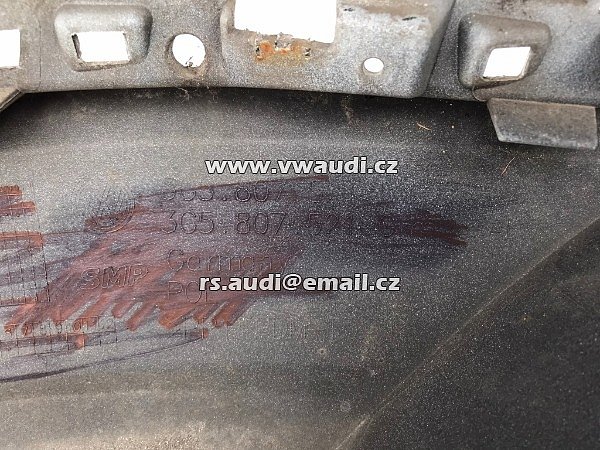 3G9 807 421  VW Passat 3G zadní nárazník 4xPDC 3G9 807421 originál - 6