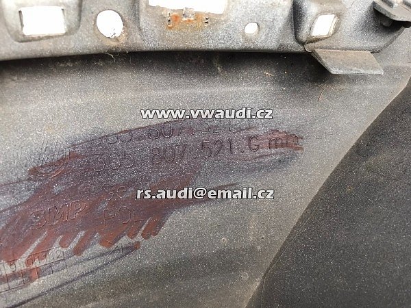 3G9 807 421  VW Passat 3G zadní nárazník 4xPDC 3G9 807421 originál - 5