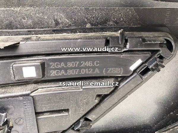 2GA 807 521 P / 2GA 807 421 Zadní nárazník VW T-Roc 2017 - 13