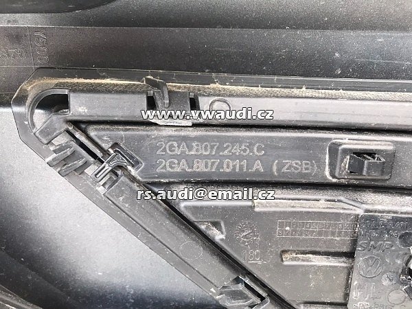 2GA 807 521 P / 2GA 807 421 Zadní nárazník VW T-Roc 2017 - 8