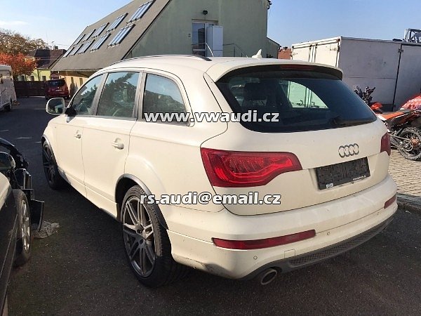 Náhradní díly jednotlivě z Q7 4,2 TDI KME BTR V8 240kW . bÍlá barva LR9A . - 63