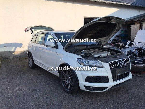 Náhradní díly jednotlivě z Q7 4,2 TDI KME BTR V8 240kW . bÍlá barva LR9A . - 28