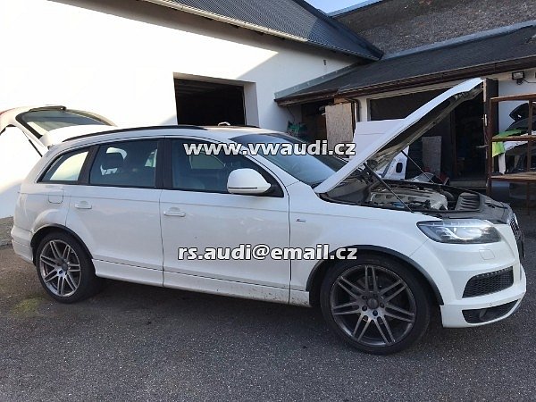 Náhradní díly jednotlivě z Q7 4,2 TDI KME BTR V8 240kW . bÍlá barva LR9A . - 27