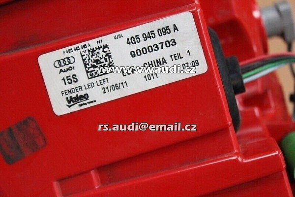 4G5 945 095 A  Audi a6 c7 4g 2012 zadní levé zadní světlo 4g5945095a - 3