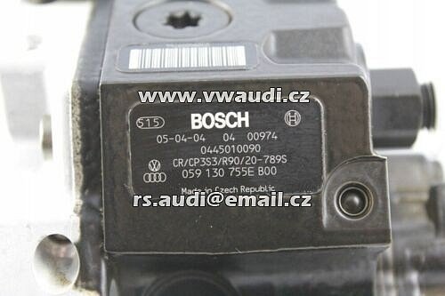 059 130 755 E . BOSCH 0445010090 vysokotlaké čerpadla Audi 2.7TDI 3.0TDI - 6