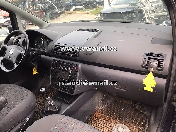 VW SHARAN 2 1,9 TDI 2004 4X4 NÁHRADNÍ DÍLY B5N - 65