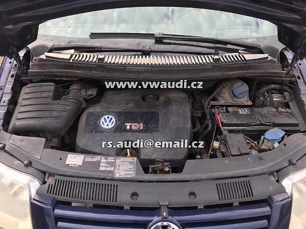 VW SHARAN 2 1,9 TDI 2004 4X4 NÁHRADNÍ DÍLY B5N - 60