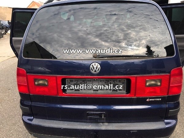 VW SHARAN 2 1,9 TDI 2004 4X4 NÁHRADNÍ DÍLY B5N - 2