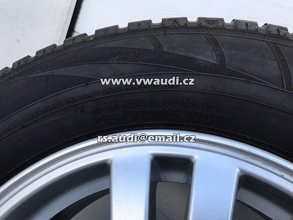 J16X6.5J  Mitsubishi ASX 2010-2016 4 x 16 palcová litá kola s pneumatikami j16 x6.5j 215/70r16 - 23