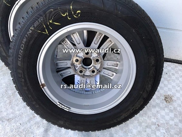 J16X6.5J  Mitsubishi ASX 2010-2016 4 x 16 palcová litá kola s pneumatikami j16 x6.5j 215/70r16 - 4