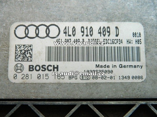 Audi Q7 4L 4,2 TDI 4L0 990 990F řídící jednotka vznětového motoru k použití za 4L0 910 409D - 2