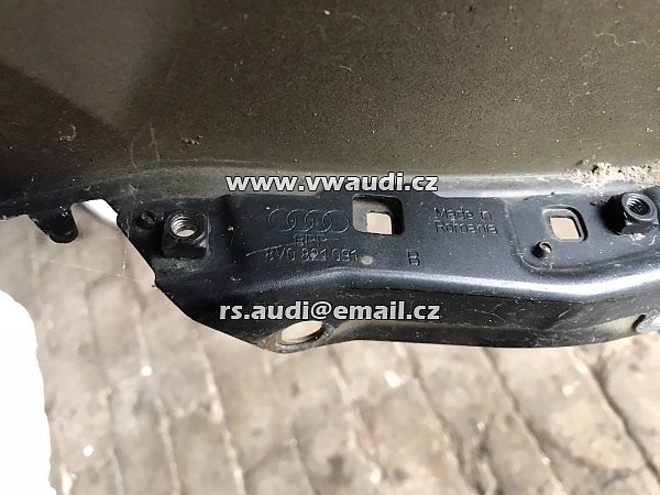 8V0 821 105   levý blatník pasuje na Audi A3, A3 Sportback (8V1, 8VK, 8VA) 12-16 Audi A3 S3 8V 8V0  - 7