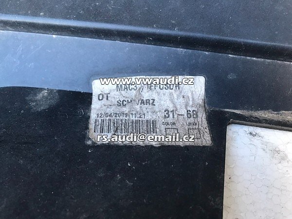 760 807 421 A zadní nárazník černý  PDC VW Touareg CR7 2018 - 7
