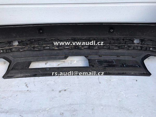 760 807 421 A Nárazník zadní  černý  PDC VW Touareg CR7 2018 2019  barva DEEP C9X - 5