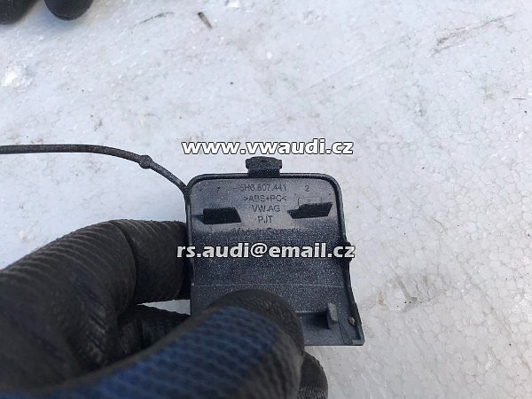 5H6 807 441 krytka tažné oko přední nárazník VW Golf 8 VIII BÍLÁ - 3