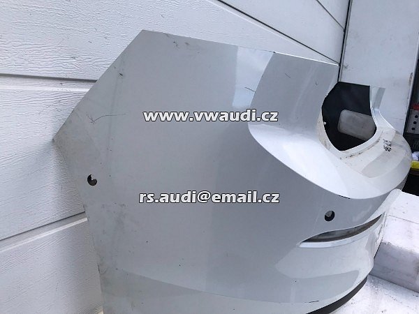 5H6 807 421  Nárazník zadní VW Golf 8 VIII BÍLÁ barva chrom PDC 6X  +SPOILER 5H6 807 568F - 16