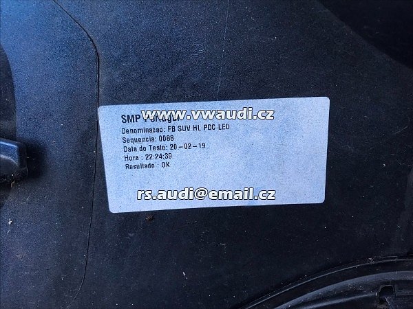 2GA 807 217 J OEM Přední nárazník VW T-ROC 2GA R-Line 2GA807217J LA5W - 9