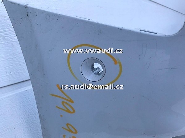 8W0 807 437  Nárazník přední PDC + SRA ostřik světel BÍLÁ barva  Audi A4 8W B9 od 2016 Přední nárazník  - 30