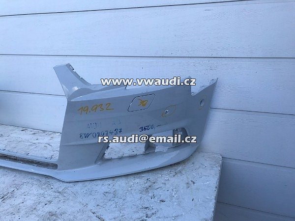 8W0 807 437  Nárazník přední PDC + SRA ostřik světel BÍLÁ barva  Audi A4 8W B9 od 2016 Přední nárazník  - 26