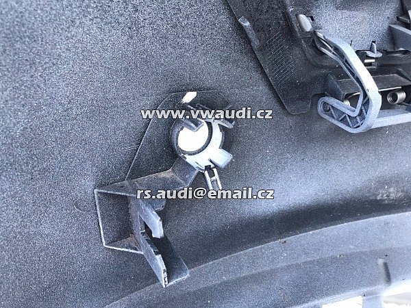 8W0 807 437  Nárazník přední PDC + SRA ostřik světel BÍLÁ barva  Audi A4 8W B9 od 2016 Přední nárazník  - 19