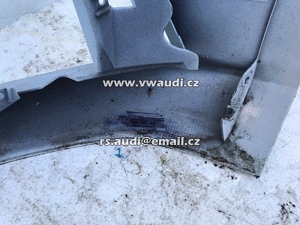 8W0 807 437  Nárazník přední PDC + SRA ostřik světel BÍLÁ barva  Audi A4 8W B9 od 2016 Přední nárazník  - 9