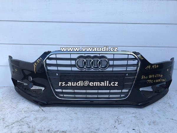 8K0 807 437 AC AUDI A4 B8 8K FACELIFT 2012-2015 přední nárazník - 19