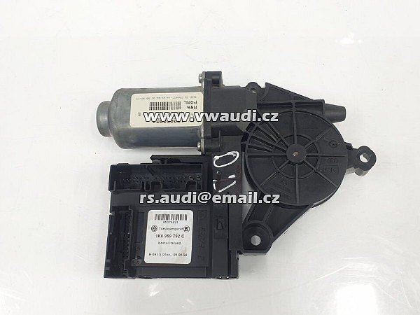 1T0 959 792 C VW Touran 1T motor regulátoru okna přední pravý  - 2