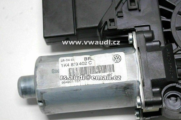 1K4 839 402 C VW GOLF 5 V Elektrický regulátor zadního pravého okna  - 2