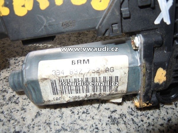 3B4 837 752 AG  VW Passat 3B elektrický stahovač okna, přední pravý - 2