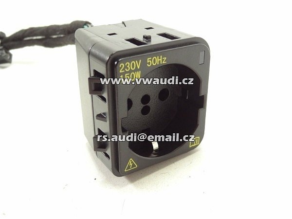 3F0 907 155  zásuvka měnič napětí  invertorová zásuvka měniče napětí 230V - 3