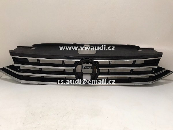 3G0 853 651  3G0853651AN AP AK AM MŘÍŽKA CHLADIČE R-Line + VW Passat 3G B8 Facelift od roku 2019 - 2